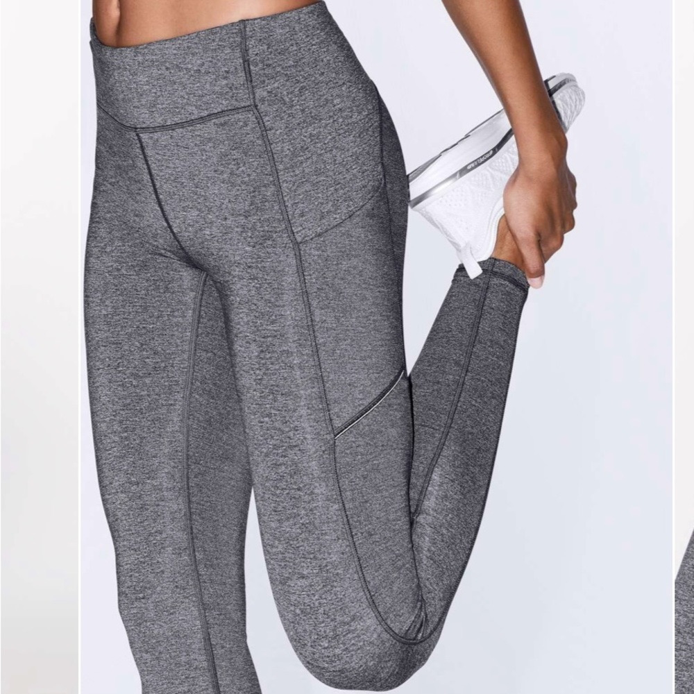 Lululemon"Speed Up Tight*28" Heathered Gray First Release - Picture 14 of 16